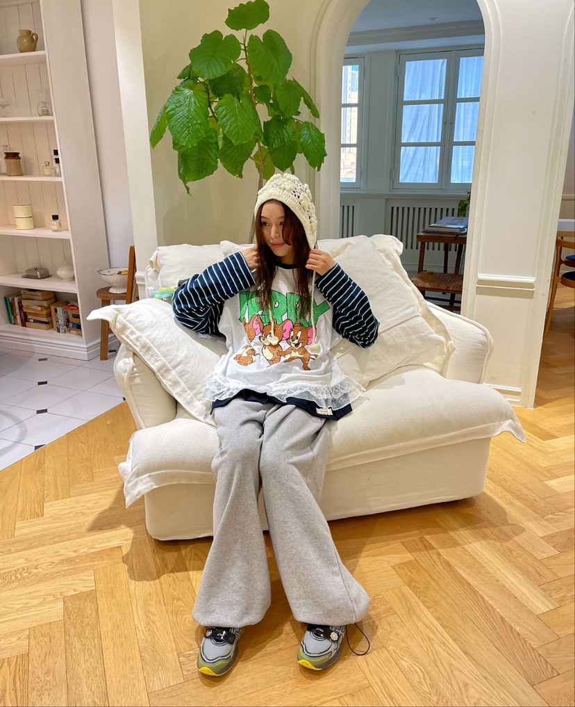 BOUTIQUE直郵韓國代購女裝新款時尚推薦職業人氣熱賣長袖T恤BOUTIQUE-L長袖T恤