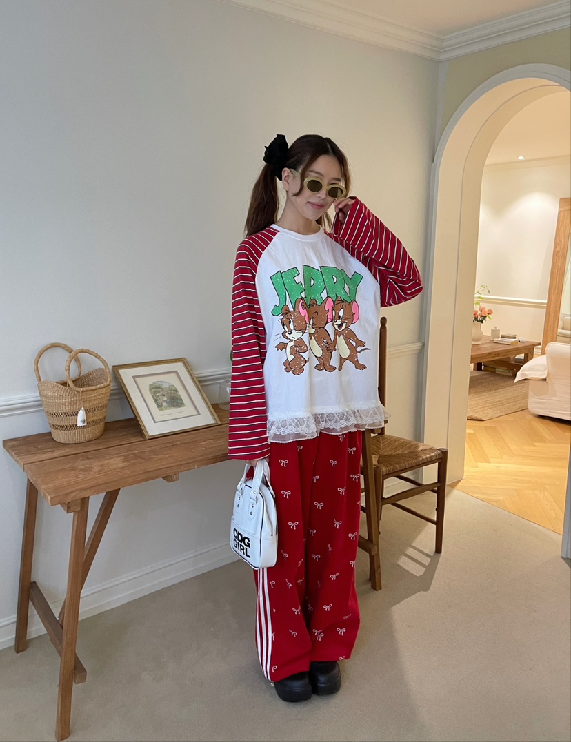 BOUTIQUE直郵韓國代購女裝新款時尚推薦職業人氣熱賣長袖T恤BOUTIQUE-L長袖T恤