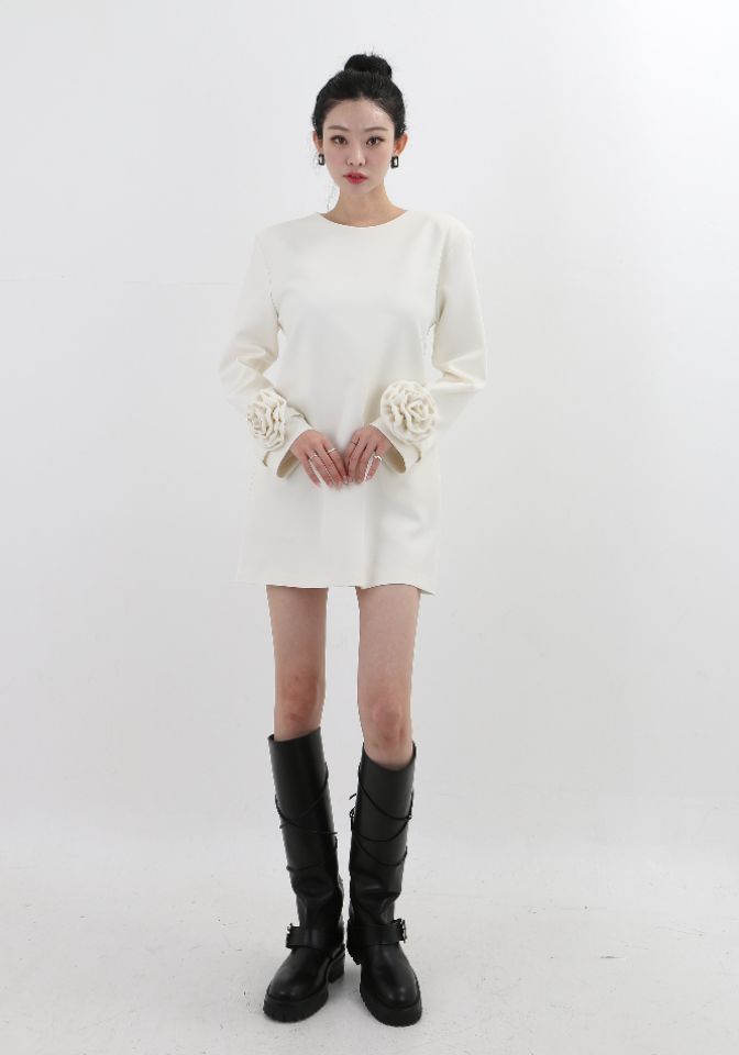 CHARLES THE SECOND/CHEAP-CHIC韓國直郵東大門實拍女裝新品24秋冬連衣裙CHARLES THE SECOND/CHEAP-CHIC連衣裙