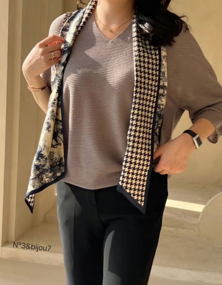 N3韓國直郵女裝新款真品熱賣人氣推薦休閑24秋冬圍巾披肩N3圍巾/披肩