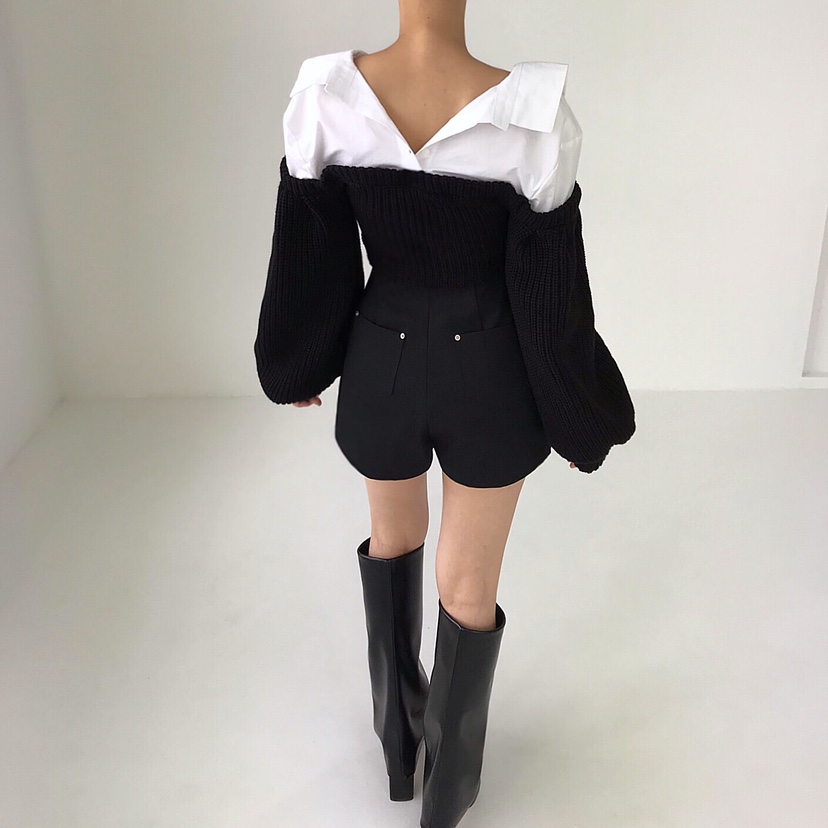 2TWO MOON韓國直郵東大門實拍女裝新品真品休閑24秋冬針織衫2TWO MOON針織衫