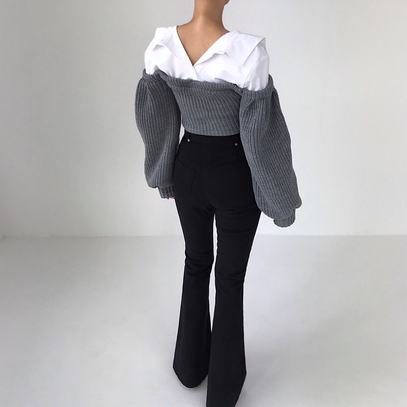 2TWO MOON韓國直郵東大門實拍女裝新品真品休閑24秋冬針織衫2TWO MOON針織衫