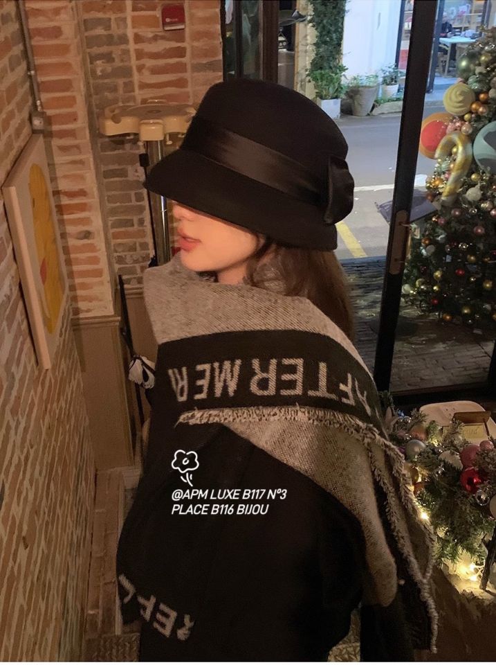 N3韓國直郵女裝新品人氣休閑職業真品時尚24秋冬圍巾披肩N3圍巾/披肩