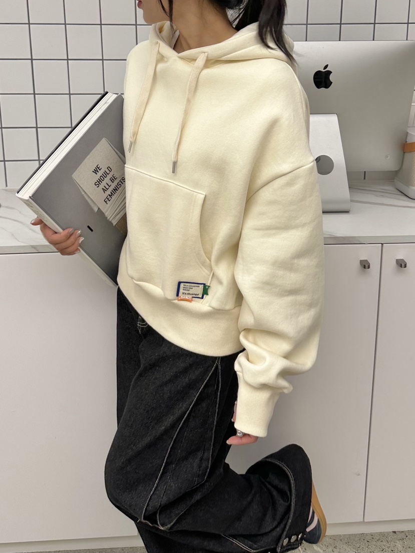 GLAM MOCHA韓國直郵東大門實拍女裝新款熱賣真品24秋冬衛衣兜帽SIERRA衛衣