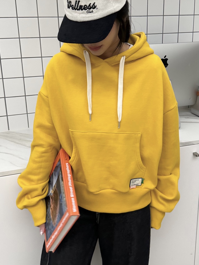 GLAM MOCHA韓國直郵東大門實拍女裝新款熱賣真品24秋冬衛衣兜帽SIERRA衛衣圖色3