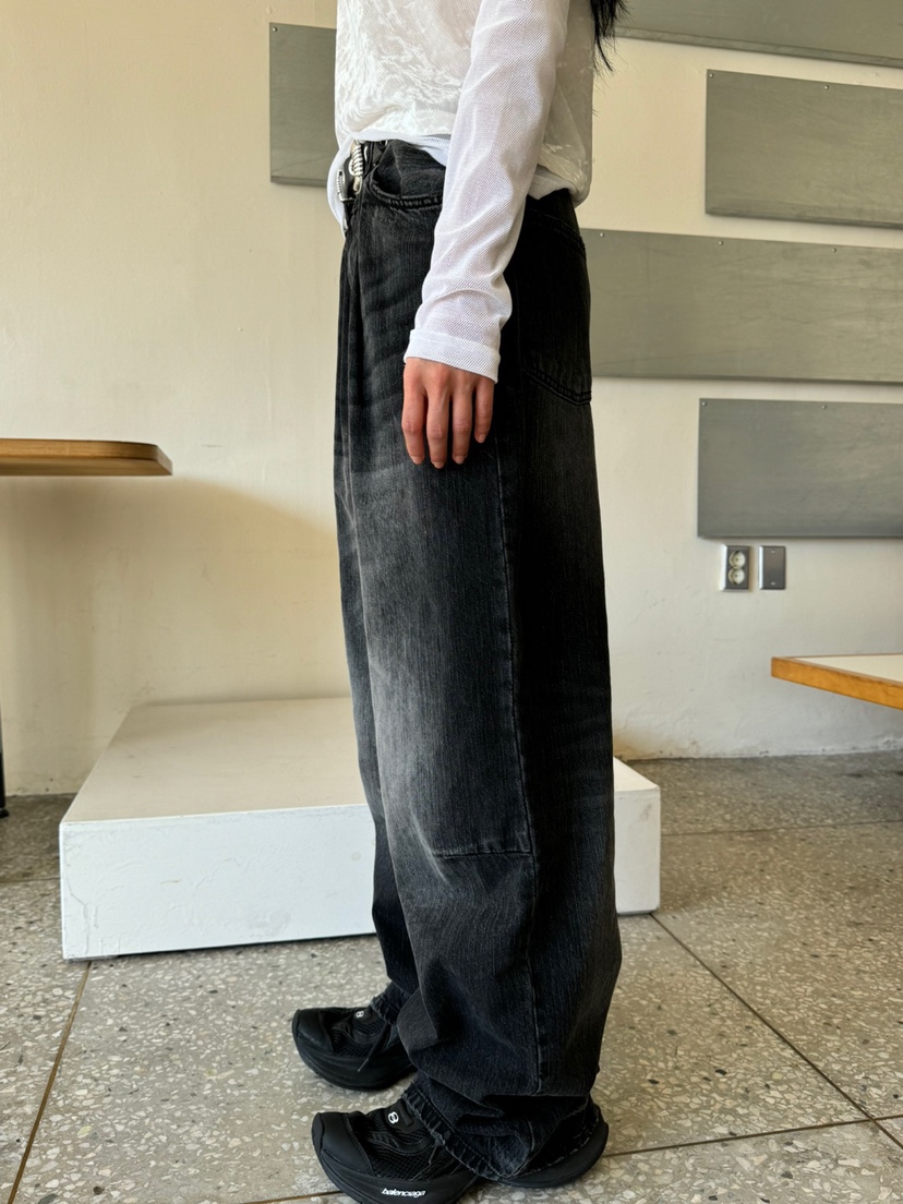FRANC韓國直郵東大門實拍女裝新款人氣休閑24秋冬推薦牛仔褲FRANC牛仔褲