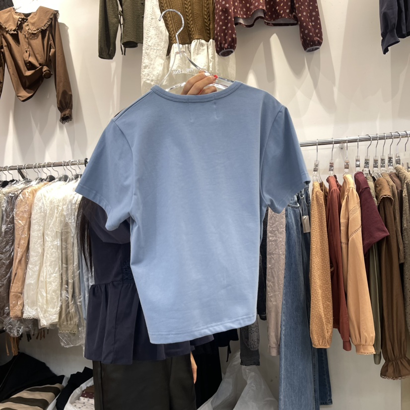 THE LENA直郵韓國代購女裝新品熱賣真品職業推薦時尚T恤拉絲NWEOLT恤