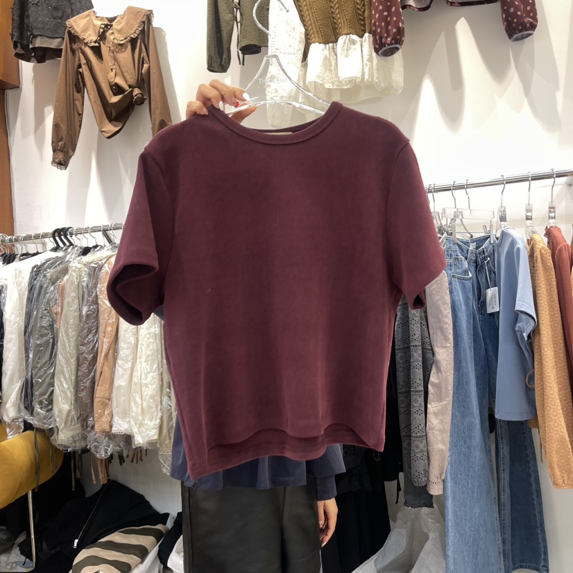 THE LENA直郵韓國代購女裝新品熱賣真品職業推薦時尚T恤拉絲NWEOLT恤圖色2