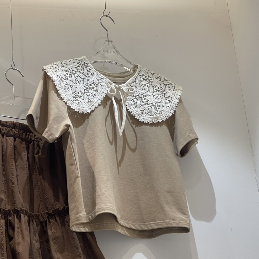 THE LENA直郵韓國代購女裝新品熱賣真品職業推薦時尚T恤拉絲NWEOLT恤圖色3