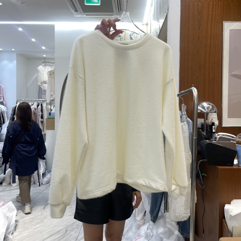 THE LENA韓國直郵東大門實拍女裝新品人氣時尚休閑衛衣長款NWEOL衛衣圖色1