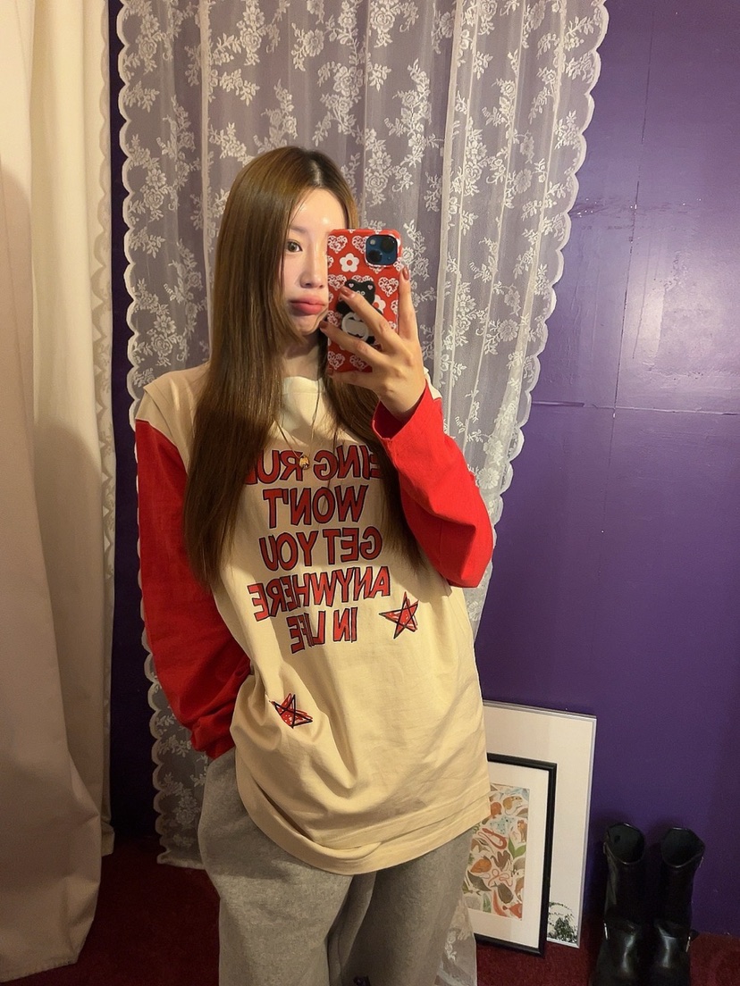 ARSERA韓國直郵東大門實拍女裝新品時尚休閑熱賣推薦長袖T恤ARSERA長袖T恤