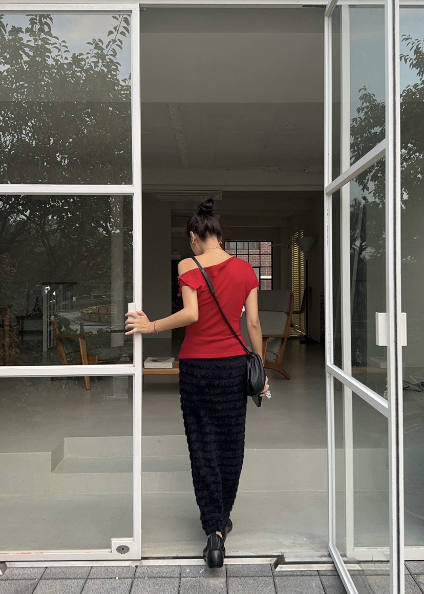 OUPPT直郵韓國代購女裝新品推薦真品休閑熱賣時尚人氣T恤羊毛OUPPTT恤
