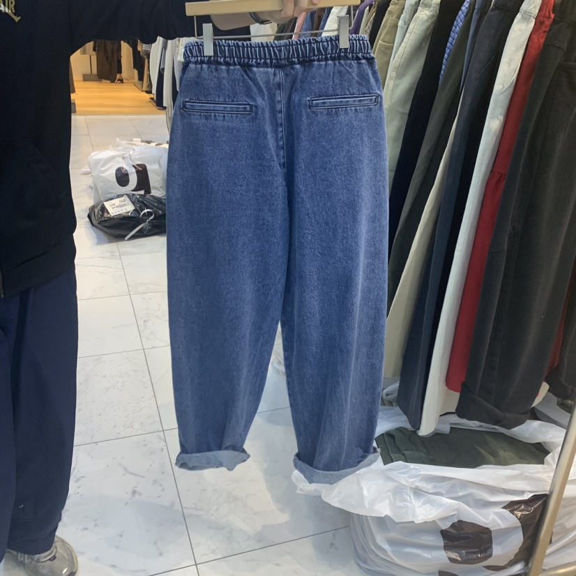 OTGEULY韓國直郵東大門代購女裝新品時尚職業24秋冬牛仔褲OTGEULY/衣架牌牛仔褲
