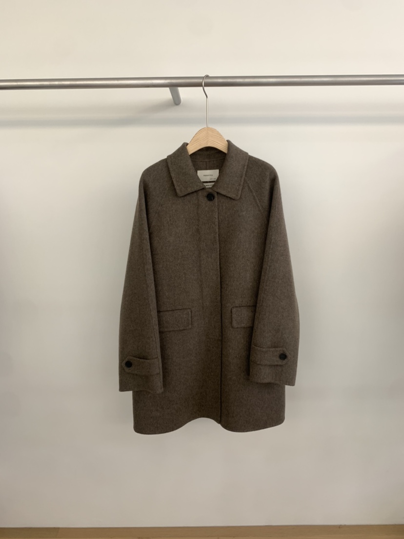 HOUSE OF/DE MERRY韓國直郵東大門實拍女裝新品時尚中長款大衣手工制作HOUSE OF/DE MERRY中長款大衣圖色2