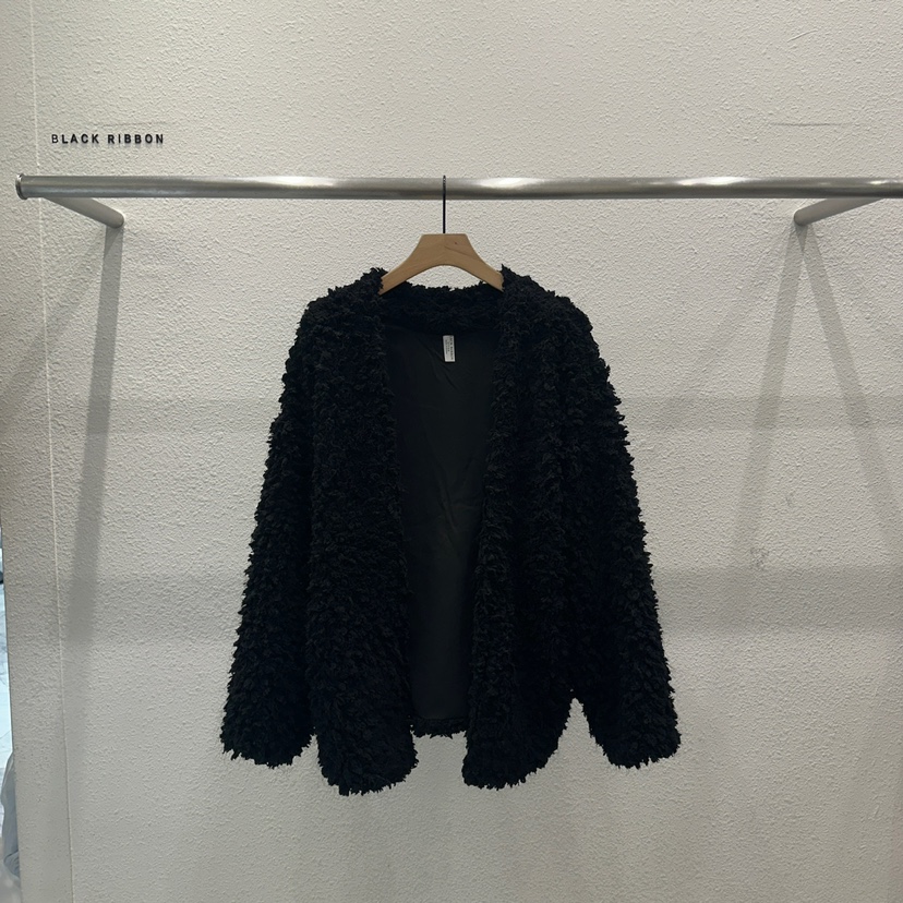 BLACK RIBBON韓國直郵女裝新款24秋冬真品熱賣時尚夾克開衫BLACK RIBBON-A夾克圖色2
