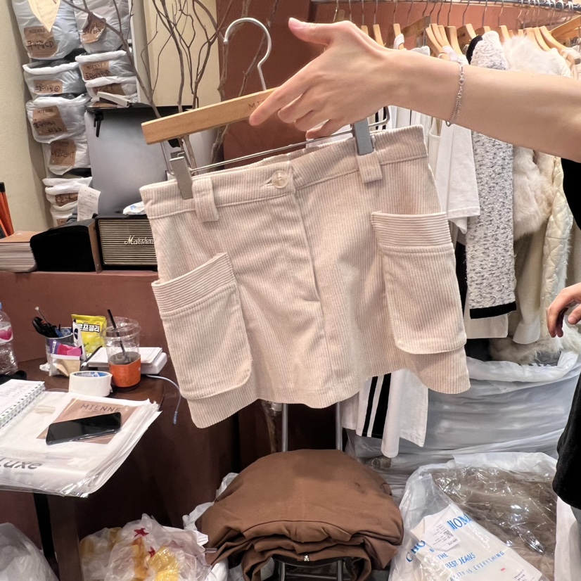 MIENNE直郵韓國代購女裝新品24秋冬推薦人氣時尚休閑短裙MIENNE短裙圖色2