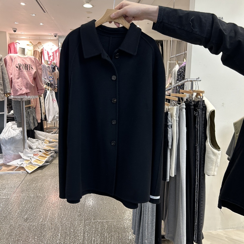 CELI-533-NA直郵韓國代購女裝新品推薦24秋冬短款大衣CELI_NA短款大衣圖色2