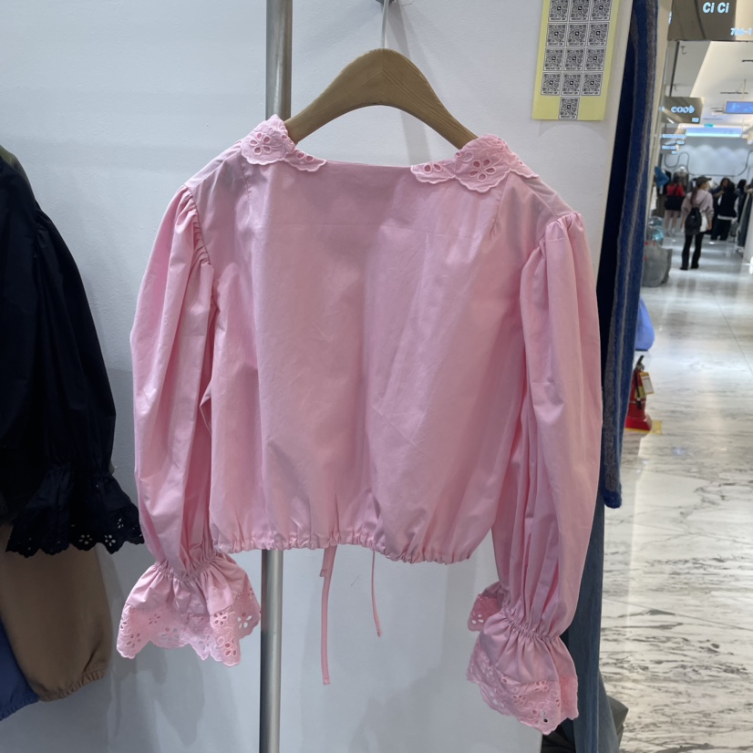 ALICE N GIA/PLAT韓國直郵東大門實拍女裝新品人氣襯衫蕾絲衫蕾絲Platseoul/ALICE N GIA襯衫/蕾絲衫
