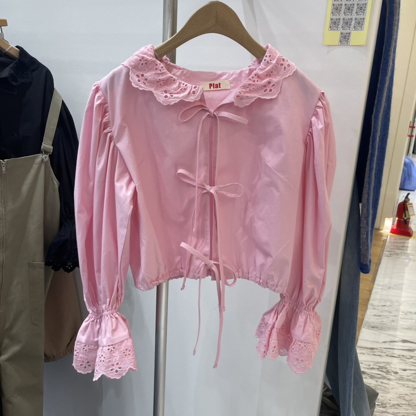 ALICE N GIA/PLAT韓國直郵東大門實拍女裝新品人氣襯衫蕾絲衫蕾絲Platseoul/ALICE N GIA襯衫/蕾絲衫圖色2