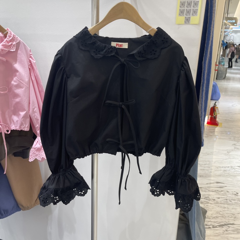ALICE N GIA/PLAT韓國直郵東大門實拍女裝新品人氣襯衫蕾絲衫蕾絲Platseoul/ALICE N GIA襯衫/蕾絲衫圖色3