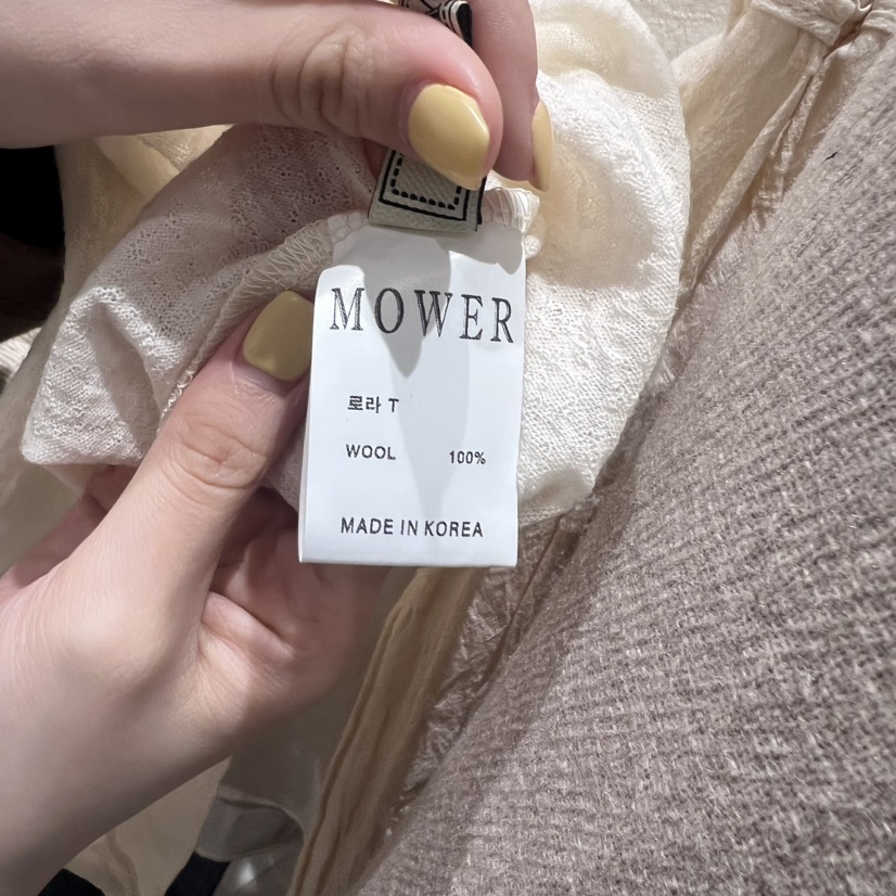 MOWER韓國直郵東大門實拍女裝新品職業休閑24秋冬長袖T恤MOWER長袖T恤