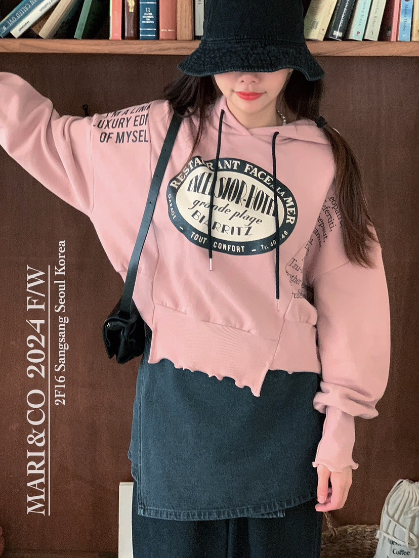 MARI CO直郵韓國代購女裝新款真品人氣職業休閑推薦熱賣衛衣ARANCIA衛衣