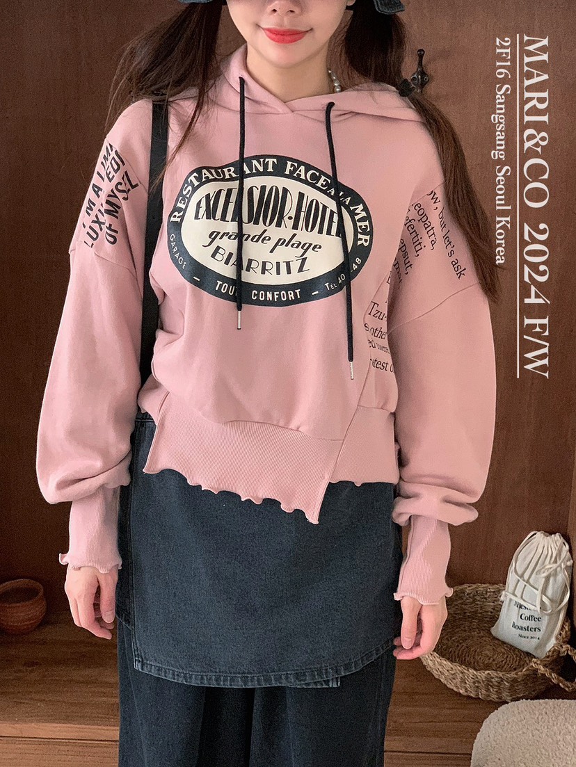 MARI CO直郵韓國代購女裝新款真品人氣職業休閑推薦熱賣衛衣ARANCIA衛衣