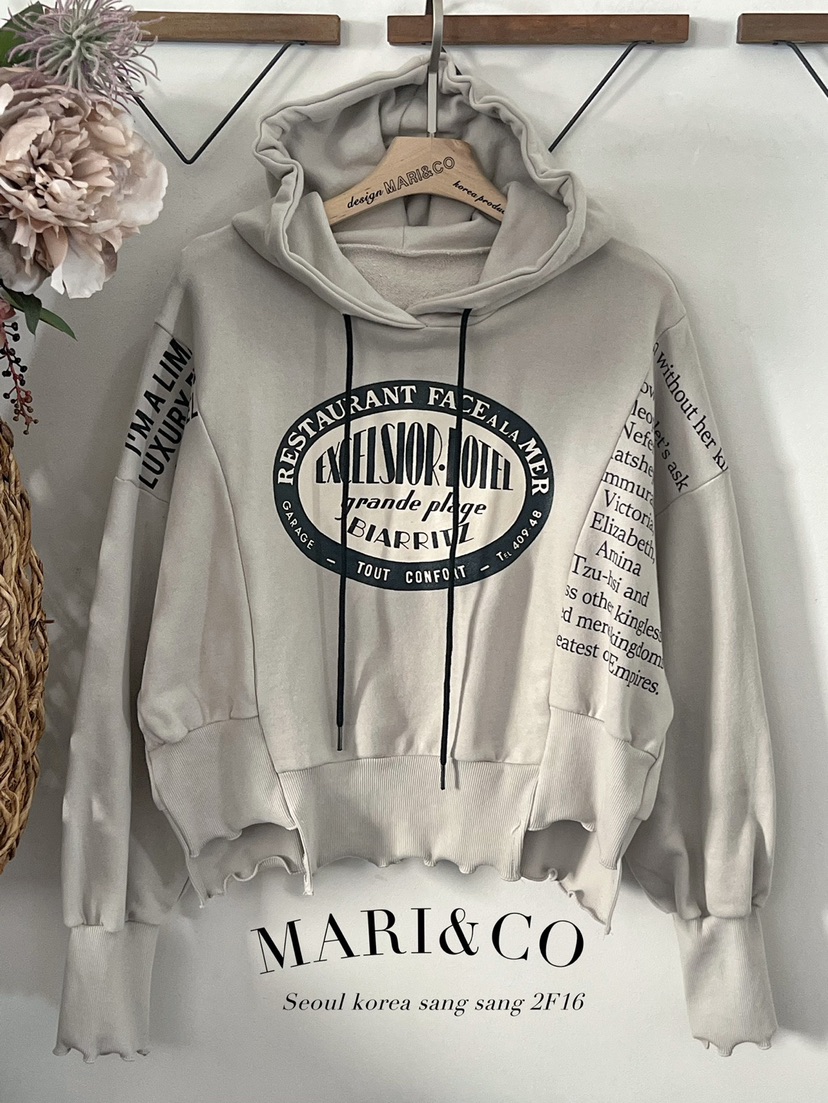 MARI CO直郵韓國代購女裝新款真品人氣職業休閑推薦熱賣衛衣ARANCIA衛衣圖色1