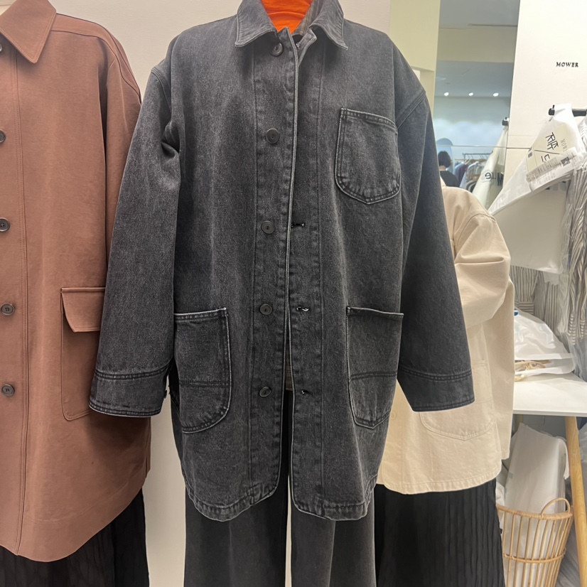 MOWER韓國直郵東大門實拍女裝新品休閑24秋冬熱賣真品夾克MOWER夾克圖色2