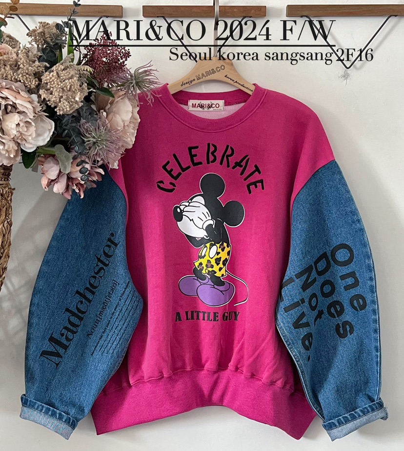 MARI CO韓國直郵東大門代購女裝新品熱賣真品24秋冬衛衣ARANCIA衛衣圖色3
