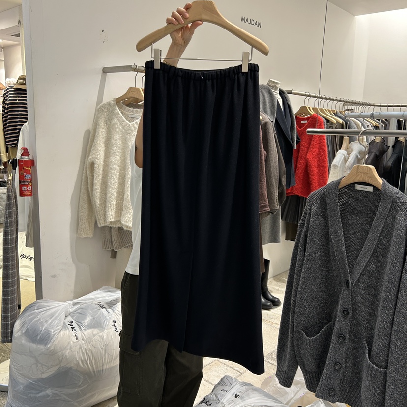 MAJDAN韓國直郵東大門代購女裝新品人氣休閑職業24秋冬長裙MAJDAN長裙