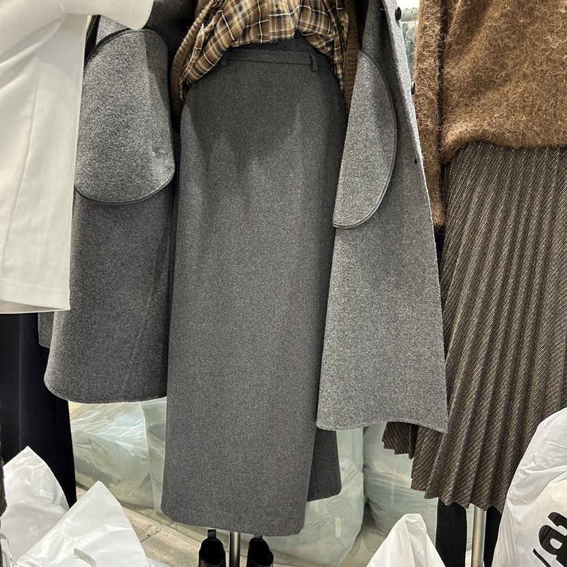 MAJDAN韓國直郵東大門代購女裝新品人氣休閑職業24秋冬長裙MAJDAN長裙圖色2