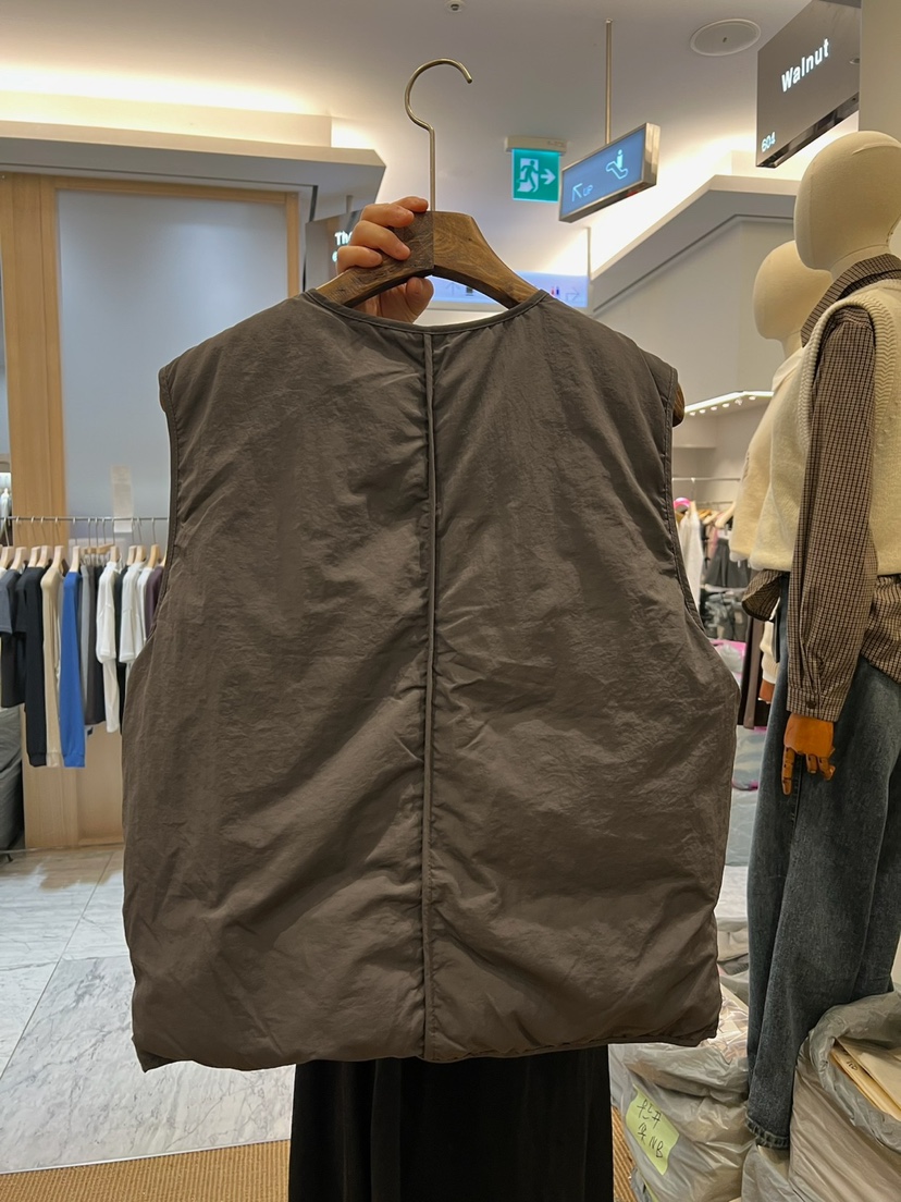 TAEJOON.Walunt直郵韓國代購女裝新品24秋冬時尚馬甲鴨絨Walunt/TAEJOON馬甲