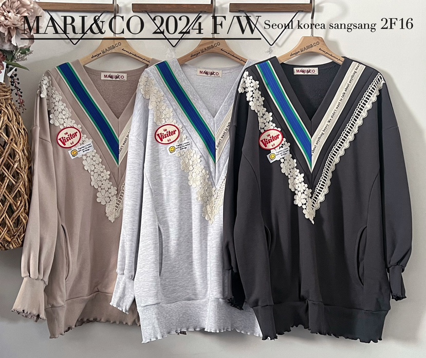MARI CO韓國直郵女裝新品人氣時尚推薦職業真品休閑熱賣衛衣ARANCIA衛衣