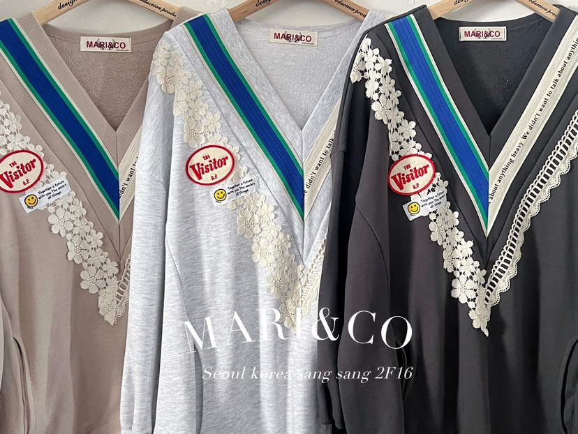 MARI CO韓國直郵女裝新品人氣時尚推薦職業真品休閑熱賣衛衣ARANCIA衛衣