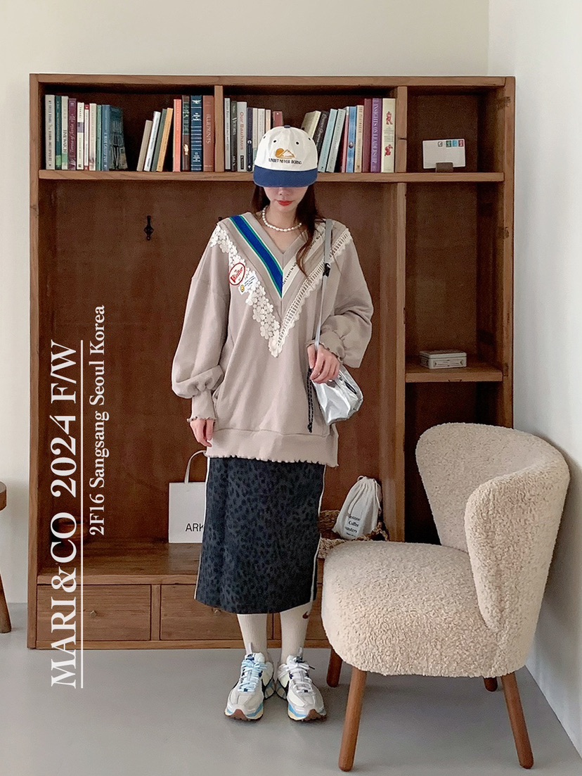 MARI CO韓國直郵女裝新品人氣時尚推薦職業真品休閑熱賣衛衣ARANCIA衛衣