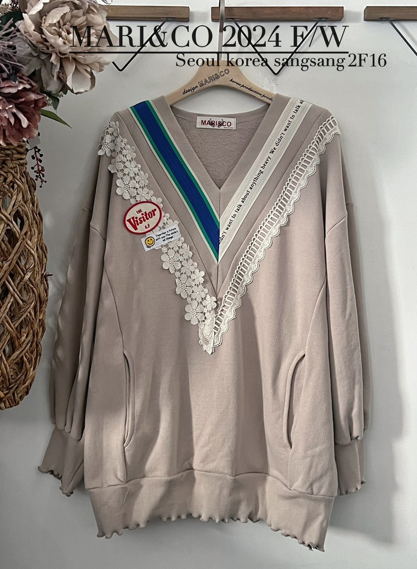 MARI CO韓國直郵女裝新品人氣時尚推薦職業真品休閑熱賣衛衣ARANCIA衛衣圖色2