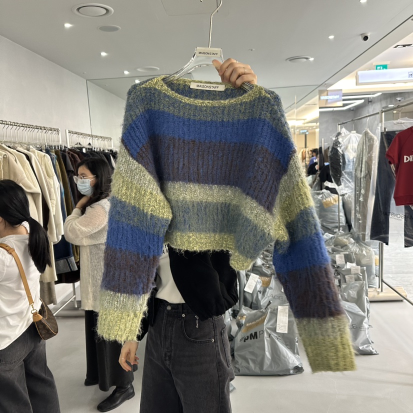 MAISONSTAFF/LE SMOKING韓國直郵女裝新品推薦熱賣針織衫MAISONSTAFF針織衫圖色2
