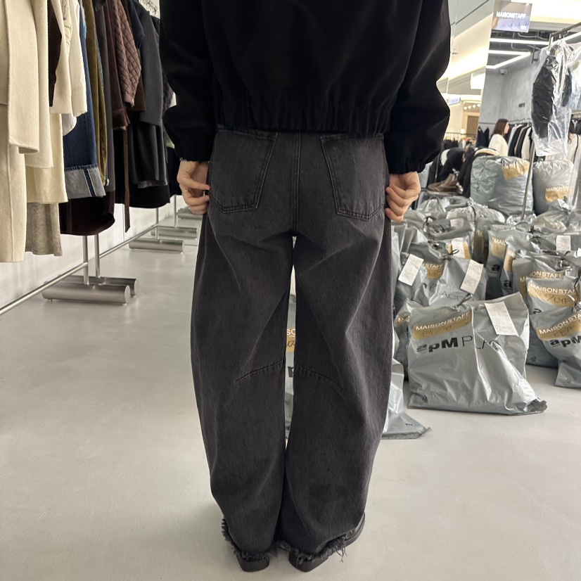 MAISONSTAFF/LE SMOKING韓國直郵女裝新款熱賣時尚牛仔褲MAISONSTAFF牛仔褲