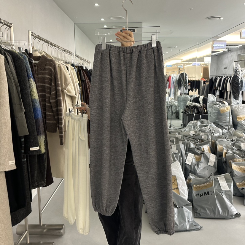MAISONSTAFF/LE SMOKING韓國直郵東大門實拍女裝新款24秋冬休閑褲MAISONSTAFF休閑褲