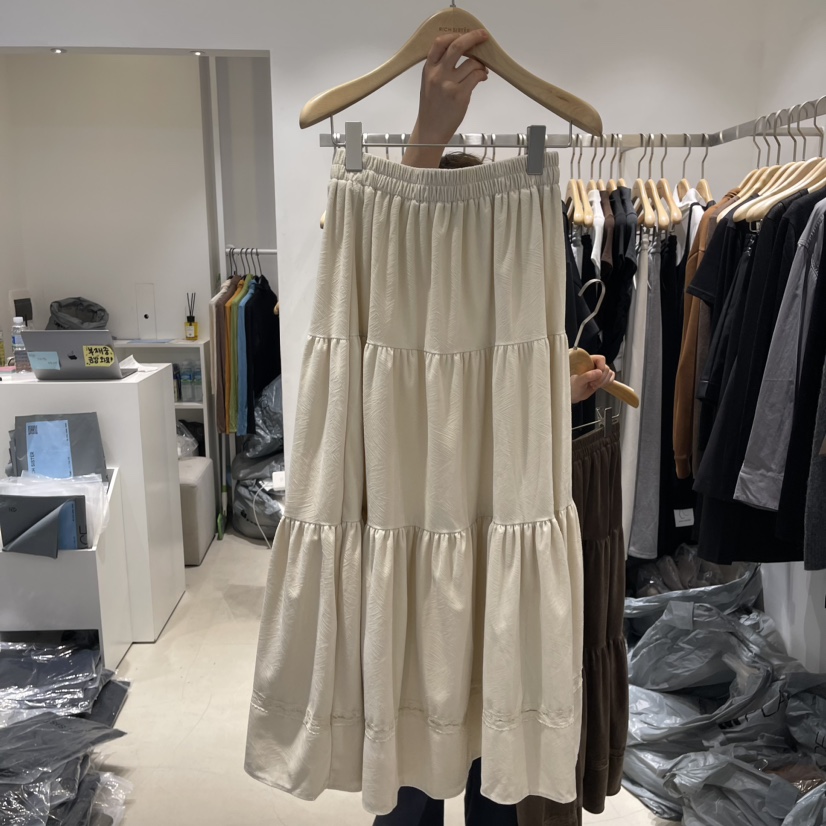 RICH SISTER韓國直郵女裝新品24秋冬職業休閑人氣真品長裙RICH SISTER長裙圖色1