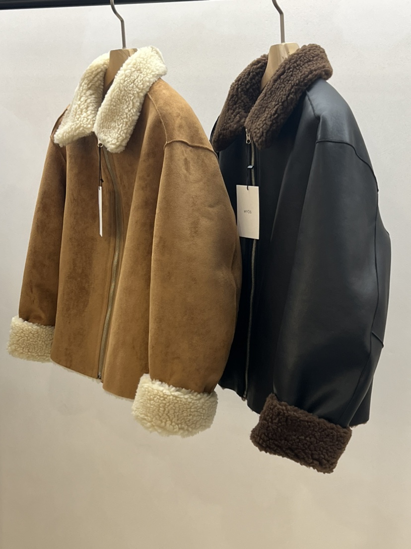 MYOS韓國直郵東大門代購女裝新品人氣職業夾克兩面可穿羊毛MYOS夾克