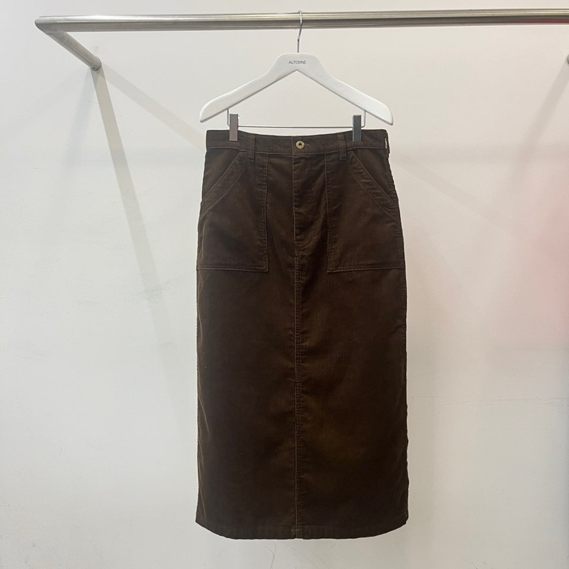 AUTOMNE/HE_HR韓國直郵女裝新款熱賣休閑時尚24秋冬長裙燈芯絨AMY GRACE長裙圖色1