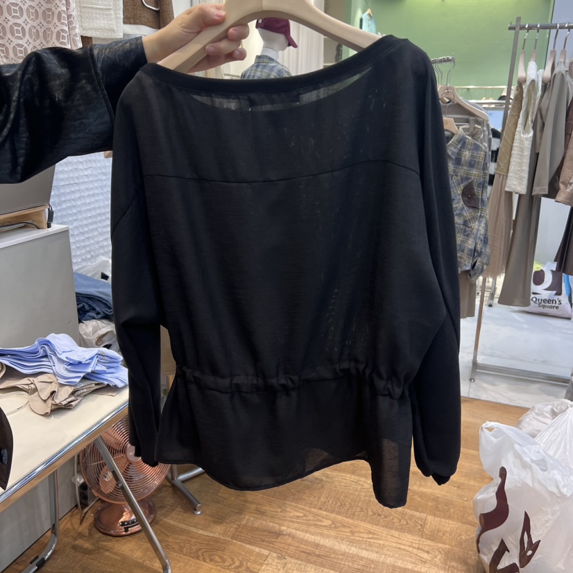 THE MOST韓國直郵東大門實拍女裝新款熱賣休閑真品長袖T恤THE MOST長袖T恤