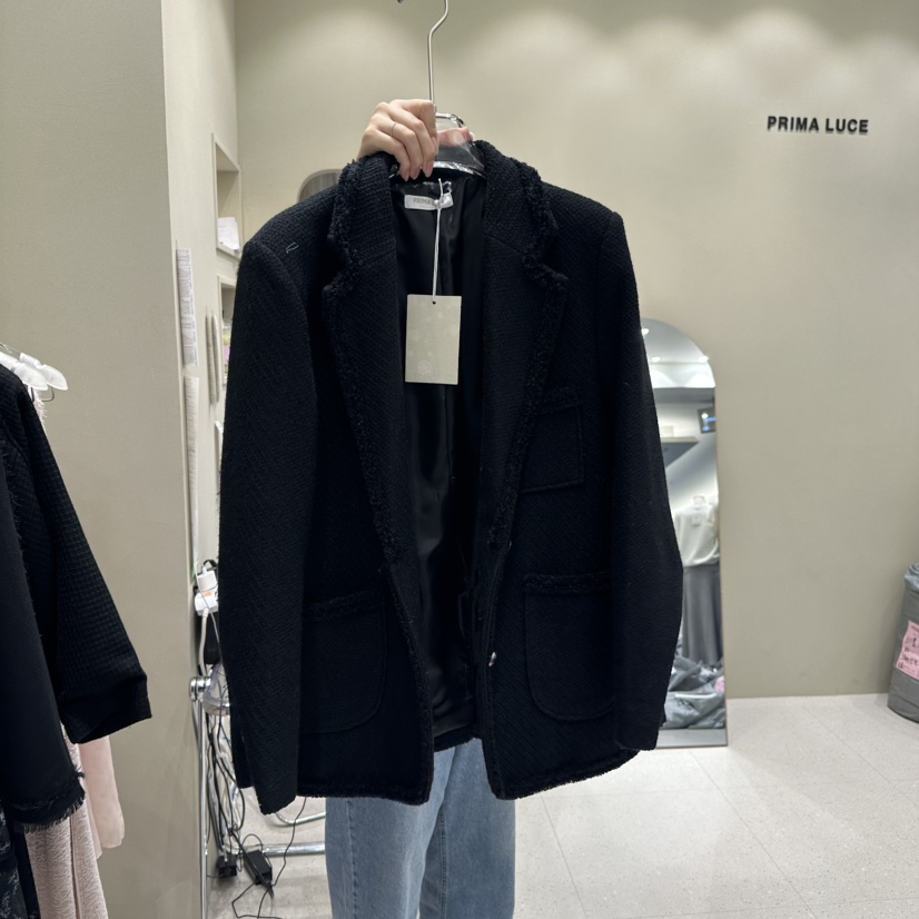 CHARLOTTE韓國直郵東大門實拍女裝新品24秋冬職業休閑夾克CHARLOTTE夾克圖色2