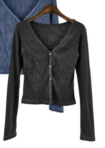 LIP STICK韓國直郵東大門實拍女裝新款24秋冬針織衫開衫LIP STICK針織衫圖色3