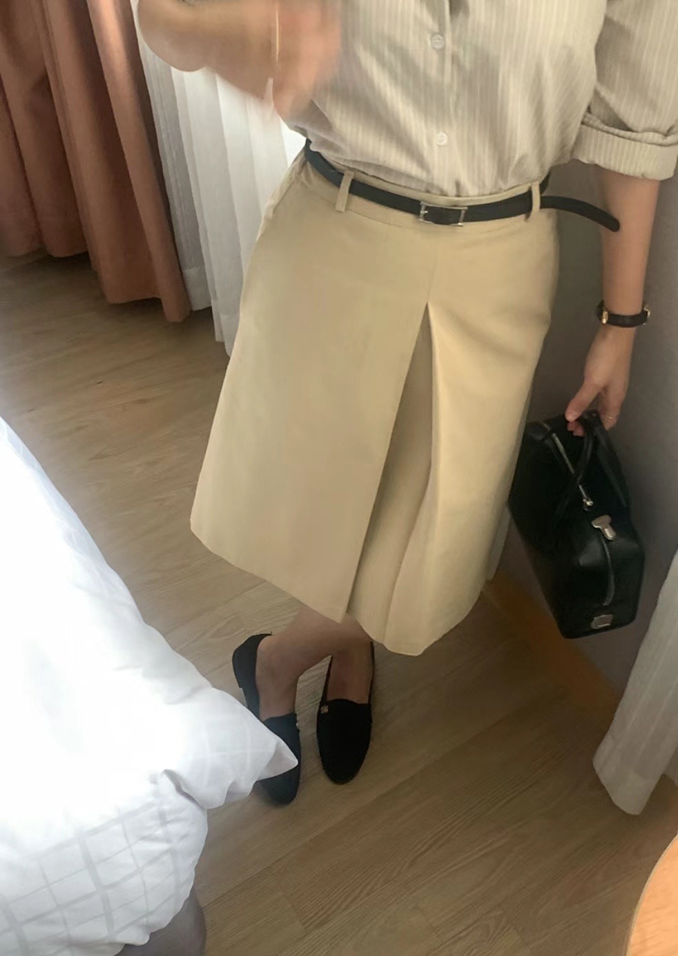 BEGUILE韓國直郵東大門實拍女裝新款時尚真品休閑半身裙中短裙FERVENT半身裙/中短裙