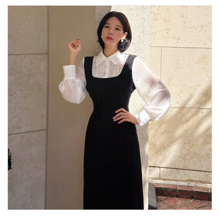 TANIA-Q直郵韓國代購女裝新款熱賣真品推薦時尚休閑連衣裙TANIA-Q連衣裙