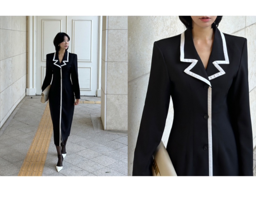 TANIA-Q直郵韓國代購女裝新款職業人氣休閑熱賣真品連衣裙TANIA-Q連衣裙