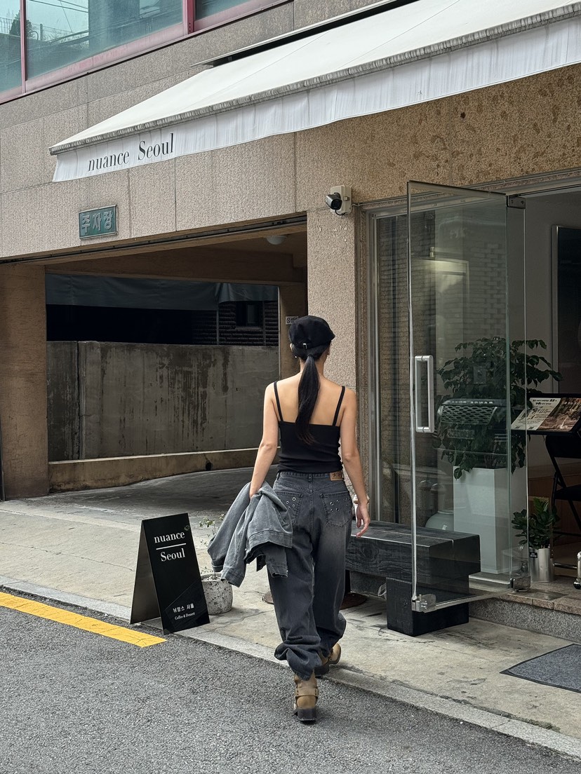 SUNDER MARKET韓國直郵東大門代購女裝新品時尚真品吊帶背心SUNDER MARKET吊帶/背心